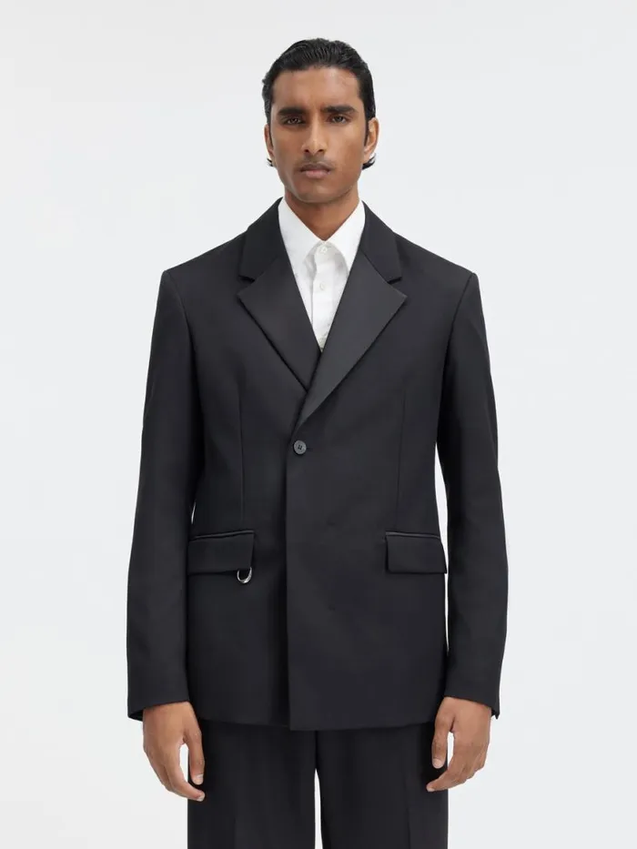 The Melo Tuxedo Jacket Black Men JACQUEMUS Coats and Jackets The Melo Tuxedo Jacket Black Men JACQUEMUS Coats and Jackets