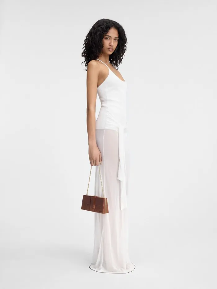 The Nodo Knit Dress Offwhite Women JACQUEMUS Dresses and Skirts The Nodo Knit Dress Offwhite Women JACQUEMUS Dresses and Skirts