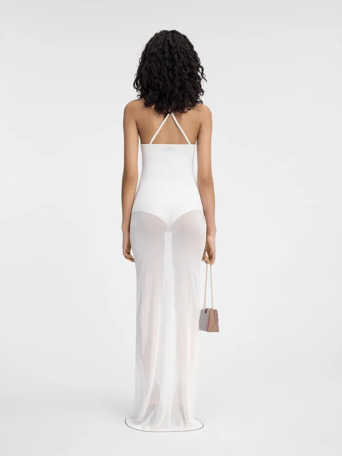 The Nodo Knit Dress Offwhite Women JACQUEMUS Dresses and Skirts The Nodo Knit Dress Offwhite Women JACQUEMUS Dresses and Skirts