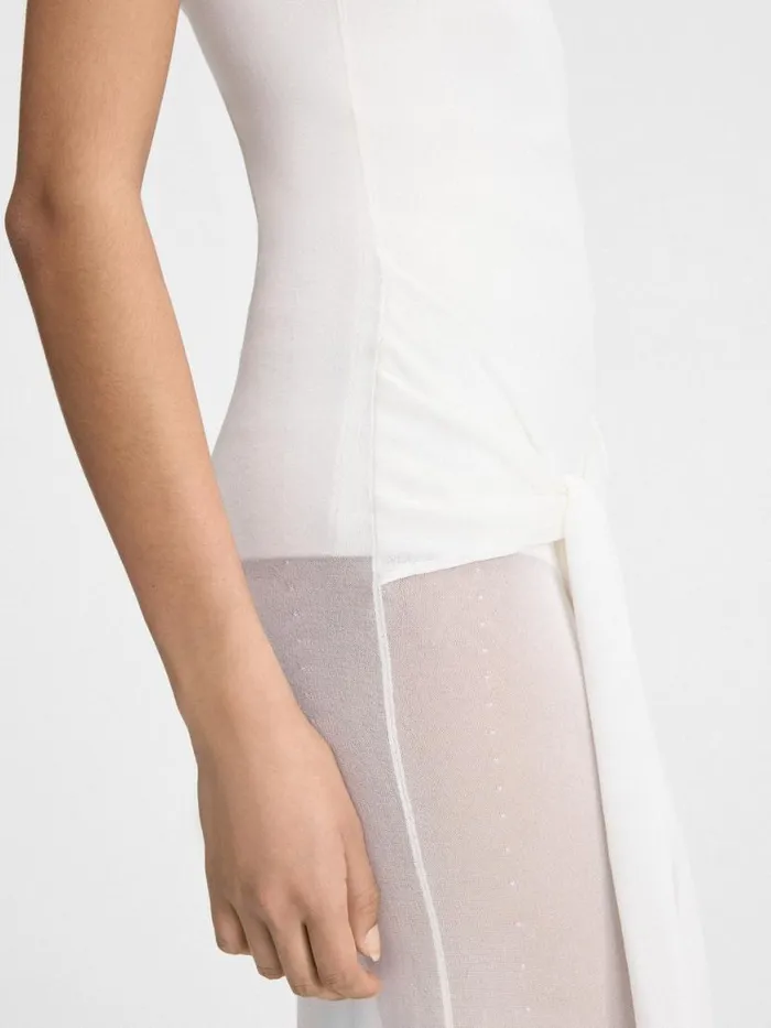 The Nodo Knit Dress Offwhite Women JACQUEMUS Dresses and Skirts The Nodo Knit Dress Offwhite Women JACQUEMUS Dresses and Skirts