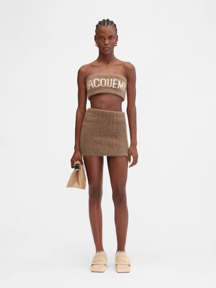 The Nuvola Skirt Camel Women JACQUEMUS Dresses and Skirts