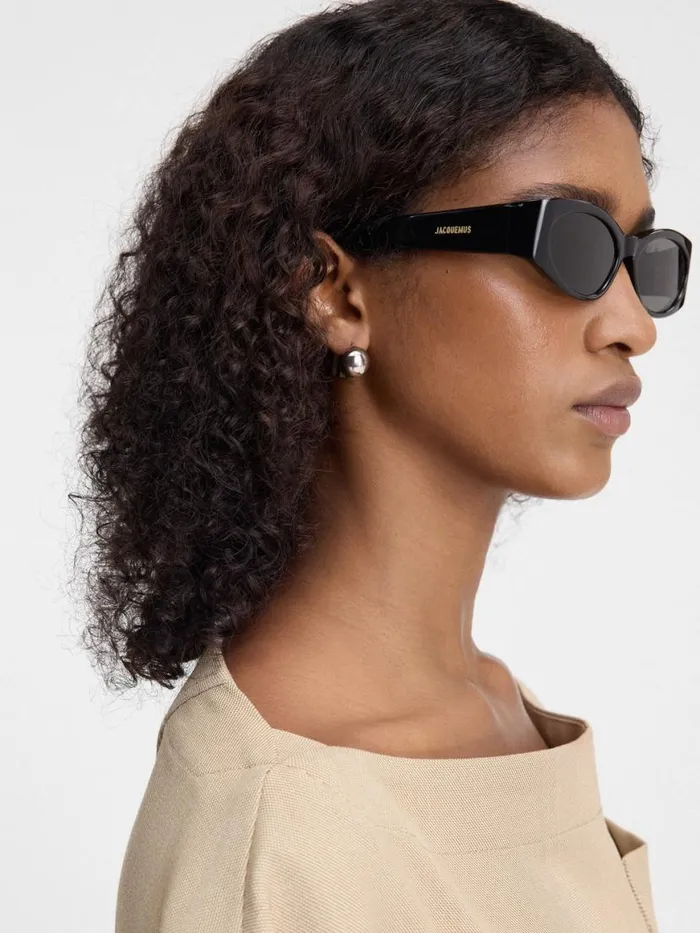 The Ovalo Sunglasses Black WomenMen JACQUEMUS Sunglasses The Ovalo Sunglasses Black WomenMen JACQUEMUS Sunglasses
