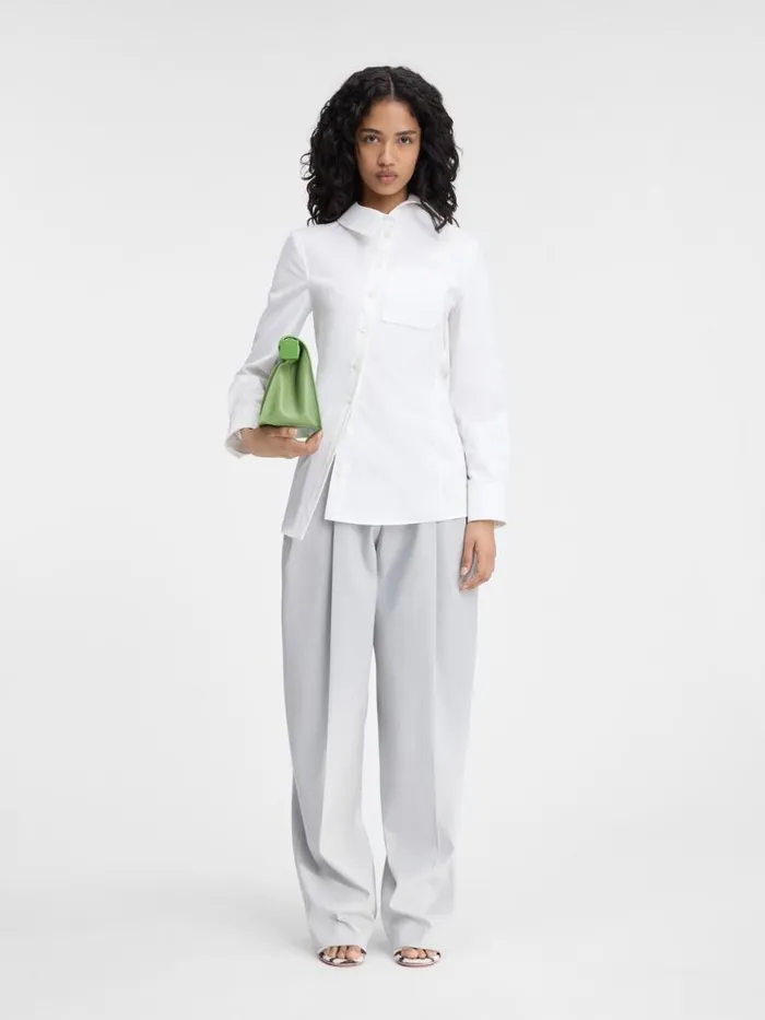 The Pablo Shirt White Women JACQUEMUS Tops and Shirts