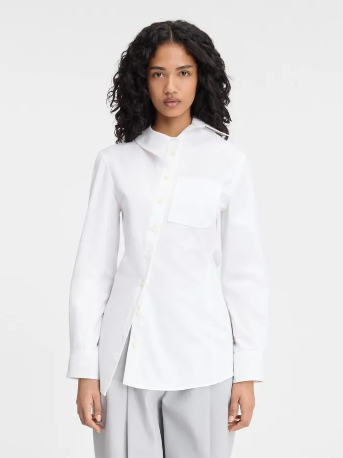 The Pablo Shirt White Women JACQUEMUS Tops and Shirts The Pablo Shirt White Women JACQUEMUS Tops and Shirts