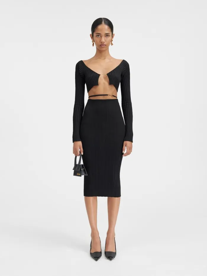 The Pral Skirt Black Women JACQUEMUS Dresses and Skirts