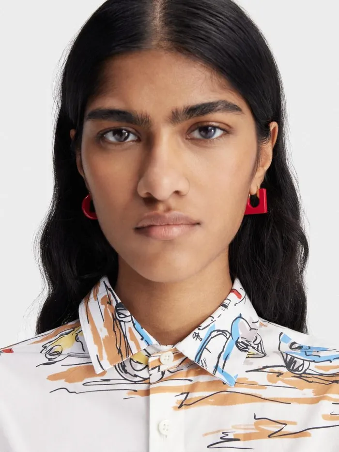 The Rond Carr Earrings Red Women JACQUEMUS Jewellery The Rond Carr Earrings Red Women JACQUEMUS Jewellery