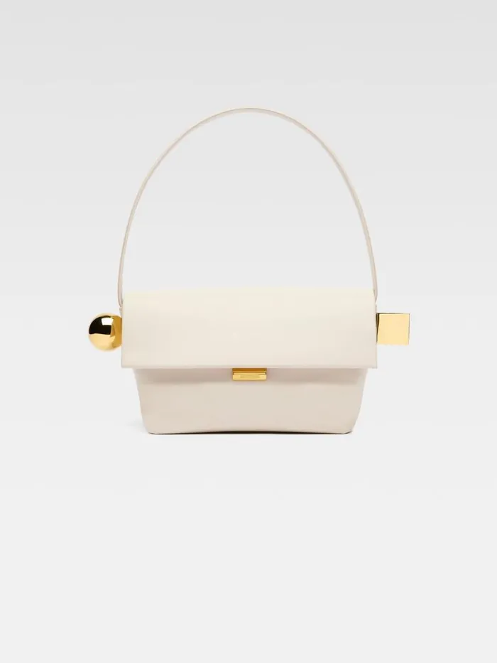 The Rond Carr Light Ivory Women JACQUEMUS Shoulder Bags