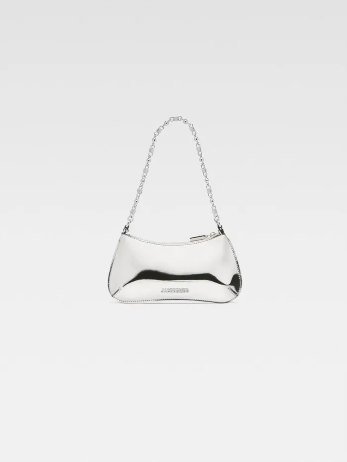 The Small Bisou Chaine Silver Women JACQUEMUS Shoulder Bags