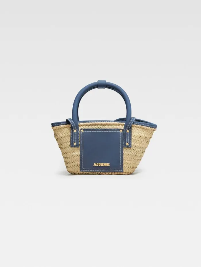 The Small Soli Basket Dark Navy Women JACQUEMUS Crossbody and Handbags