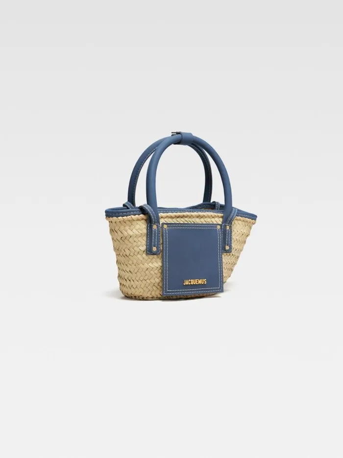 The Small Soli Basket Dark Navy Women JACQUEMUS Crossbody and Handbags The Small Soli Basket Dark Navy Women JACQUEMUS Crossbody and Handbags