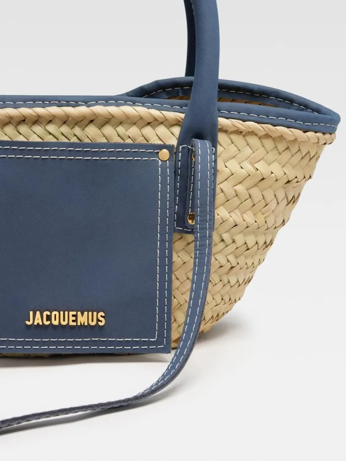 The Small Soli Basket Dark Navy Women JACQUEMUS Crossbody and Handbags The Small Soli Basket Dark Navy Women JACQUEMUS Crossbody and Handbags