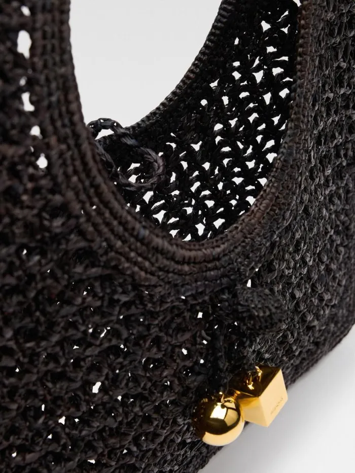The Spiaggia Square Bag Black Women JACQUEMUS Baskets and Totebags The Spiaggia Square Bag Black Women JACQUEMUS Baskets and Totebags
