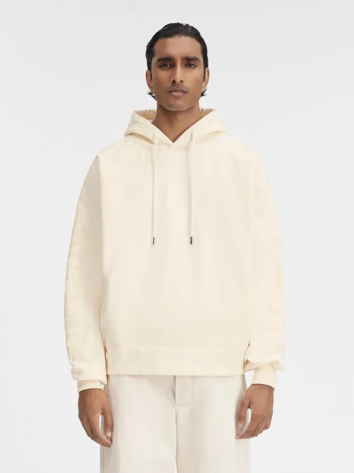 The Typo Hoodie Light Beige Men JACQUEMUS Sweatshirts and Joggings