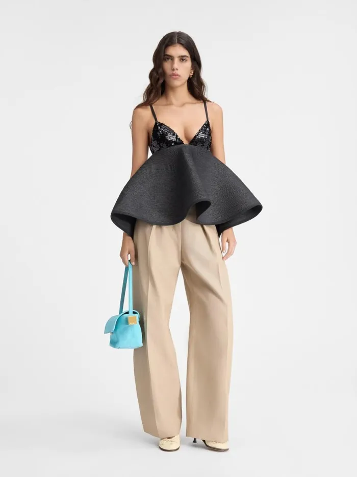 The Vela Top Black Women JACQUEMUS Tops and Shirts