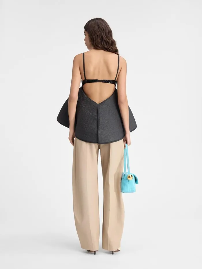The Vela Top Black Women JACQUEMUS Tops and Shirts The Vela Top Black Women JACQUEMUS Tops and Shirts