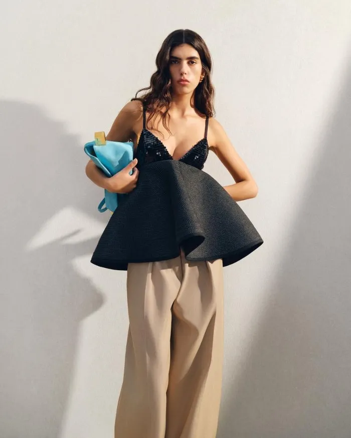 The Vela Top Black Women JACQUEMUS Tops and Shirts The Vela Top Black Women JACQUEMUS Tops and Shirts