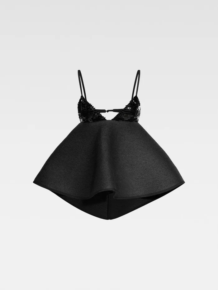 The Vela Top Black Women JACQUEMUS Tops and Shirts The Vela Top Black Women JACQUEMUS Tops and Shirts