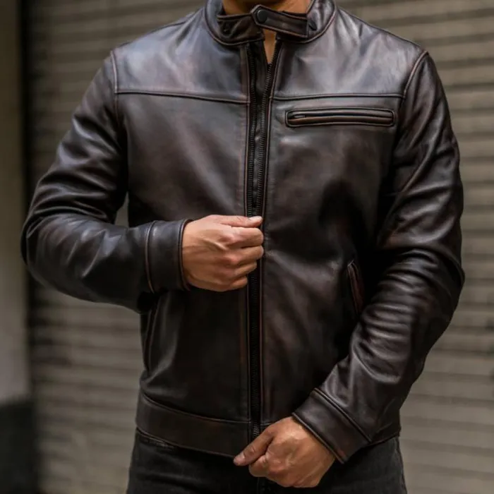 Thursday Boots Bold Leathers Roadster Jacket Black Coffee 8211 Men Thursday Boots Bold Leathers Roadster Jacket Black Coffee 8211 Men