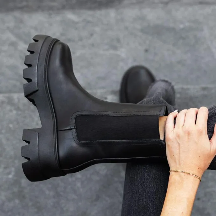 Thursday Boots Chelsea Reign Black 8211 Women Thursday Boots Chelsea Reign Black 8211 Women