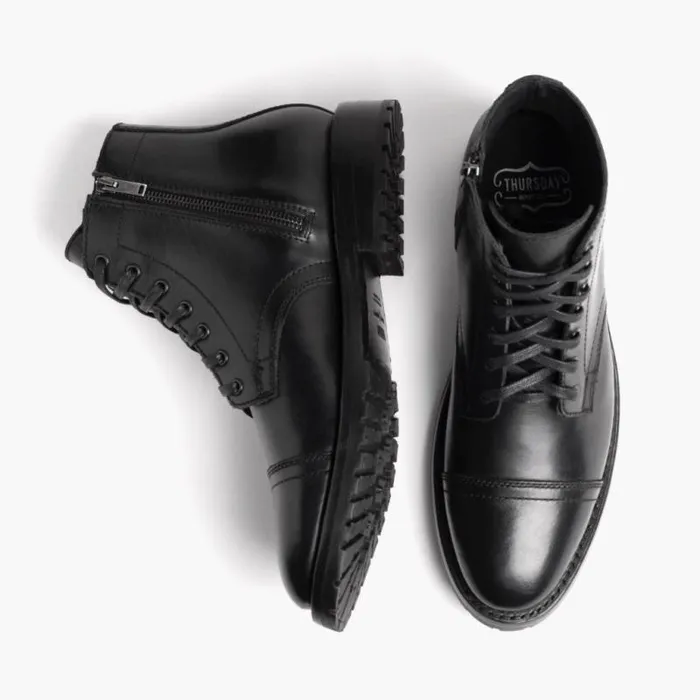 Thursday Boots LaceUp Major Black 8211 Men