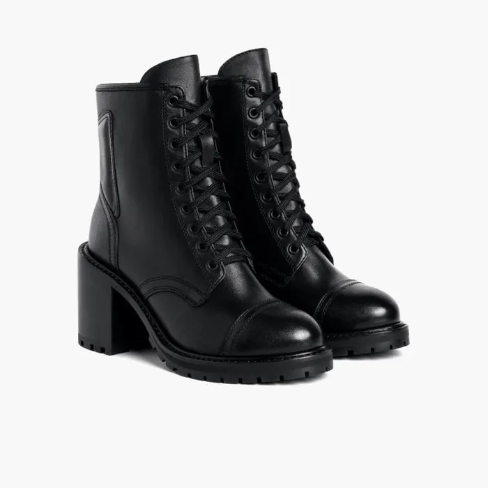 Thursday Boots LaceUp Rebel Black 8211 Women Thursday Boots LaceUp Rebel Black 8211 Women