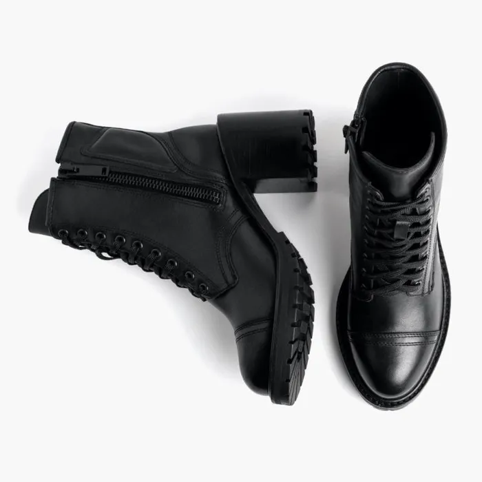 Thursday Boots LaceUp Rebel Black 8211 Women Thursday Boots LaceUp Rebel Black 8211 Women