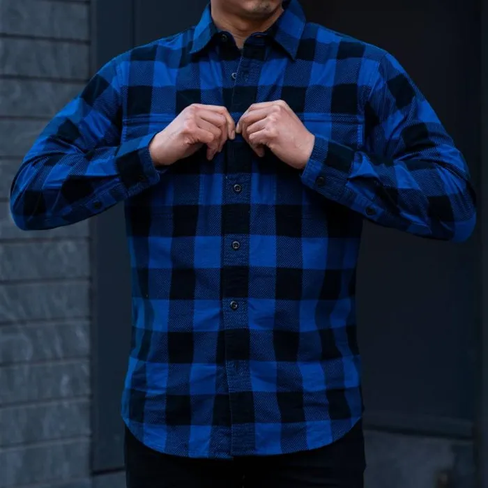 Thursday Boots Shirts and Apparel Filson Field Flannel Shirt Cobalt Blue Black 8211 Men Thursday Boots Shirts and Apparel Filson Field Flannel Shirt Cobalt Blue Black 8211 Men