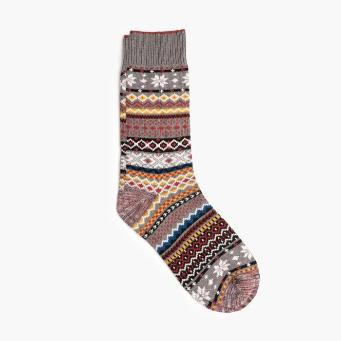 Thursday Boots Socks Men039s Sodello Norwegian Sock Heather Grey 8211 Men