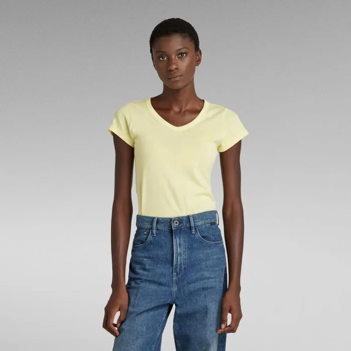 Tops and Tshirts Women GStar RAW Eyben Slim TShirt Lemonade