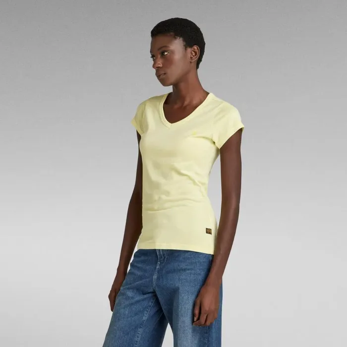 Tops and Tshirts Women GStar RAW Eyben Slim TShirt Lemonade