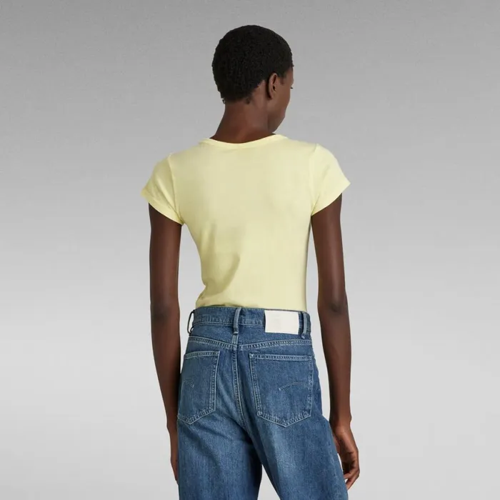 Tops and Tshirts Women GStar RAW Eyben Slim TShirt Lemonade