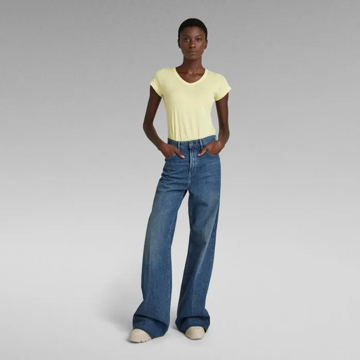 Tops and Tshirts Women GStar RAW Eyben Slim TShirt Lemonade