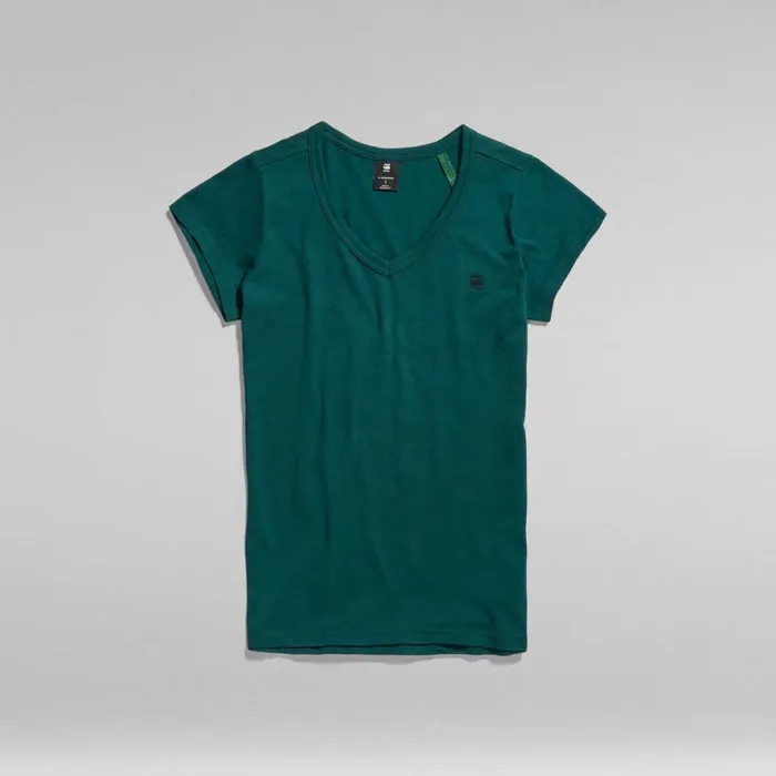 Tops and Tshirts Women GStar RAW Eyben Slim VNeck Top Vermont Pine
