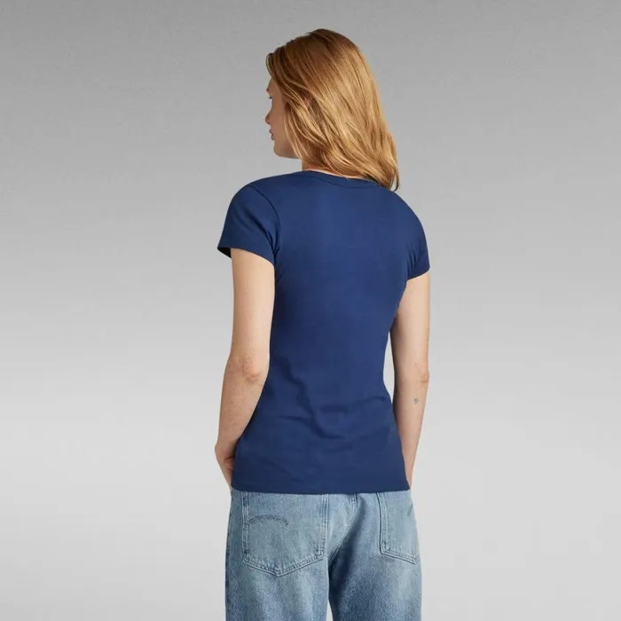 Tops and Tshirts Women GStar RAW Graphic 3 Slim Top Imperial Blue