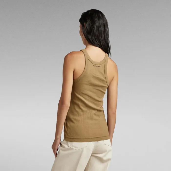 Tops and Tshirts Women GStar RAW Italian Utility Ultra Slim Tank Top Safari