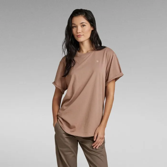 Tops and Tshirts Women GStar RAW Lash Fem Loose Top Chocolate Berry