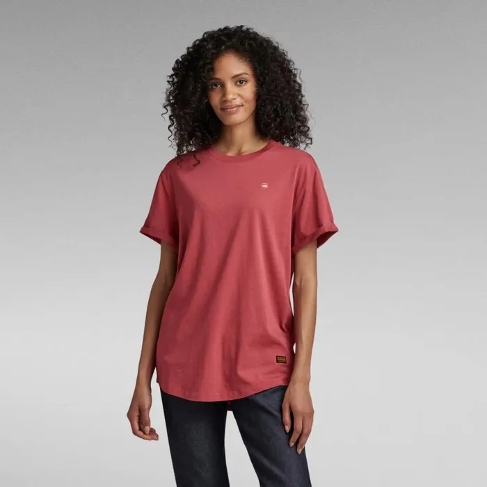 Tops and Tshirts Women GStar RAW Lash Fem Loose Top Pink Ink
