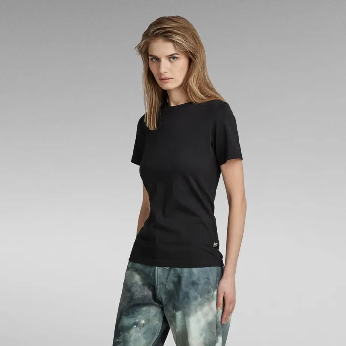 Tops and Tshirts Women GStar RAW Nysid RAW Slim Top Dark Black