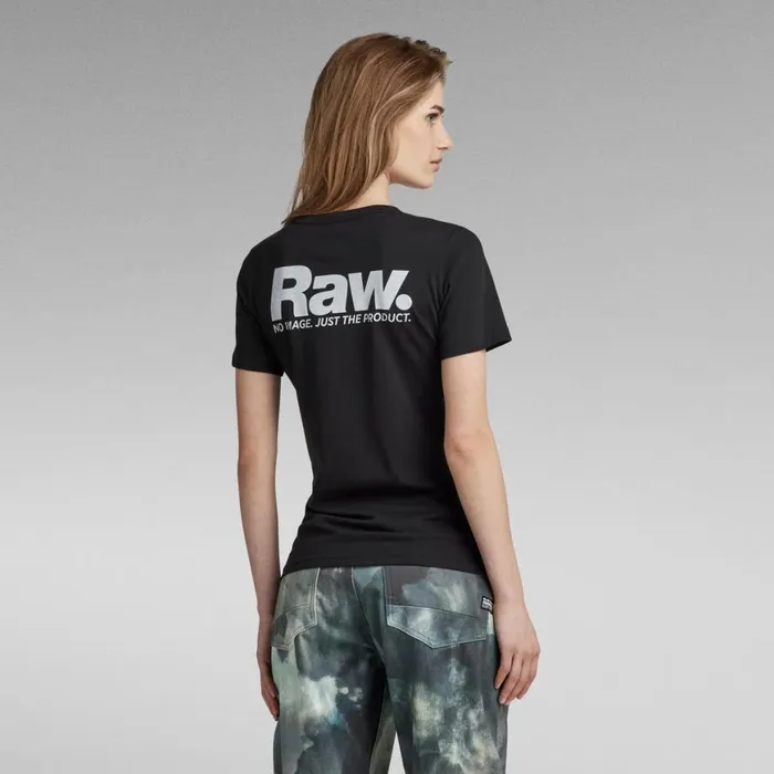 Tops and Tshirts Women GStar RAW Nysid RAW Slim Top Dark Black