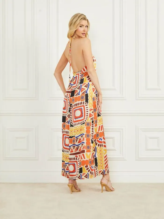 Tops And Sweaters Women Marciano Carnivale Tunic Dress Carnivale Print Tops And Sweaters Women Marciano Carnivale Tunic Dress Carnivale Print