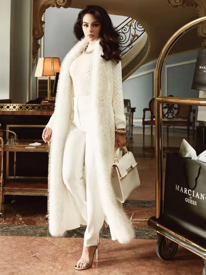 Tops And Sweaters Women Marciano Ozuna Sweater Vest Pale Pearl Tops And Sweaters Women Marciano Ozuna Sweater Vest Pale Pearl