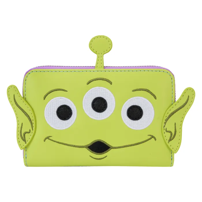 Toy Story Exclusive Alien Sequin Cosplay Zip Around Wallet Unisex Loungefly Bags and Wallets Toy Story Exclusive Alien Sequin Cosplay Zip Around Wallet Unisex Loungefly Bags and Wallets