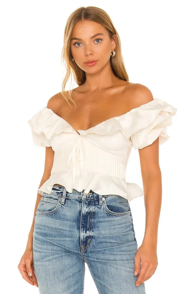 Villa Top Ivory Women Lovers and Friends Tops