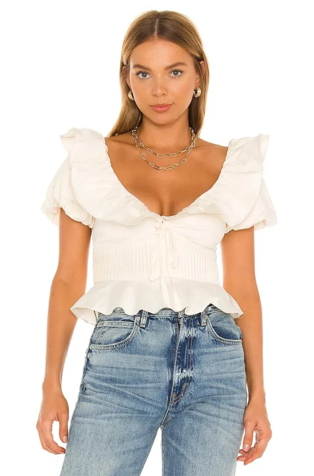 Villa Top Ivory Women Lovers and Friends Tops