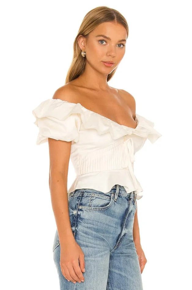 Villa Top Ivory Women Lovers and Friends Tops