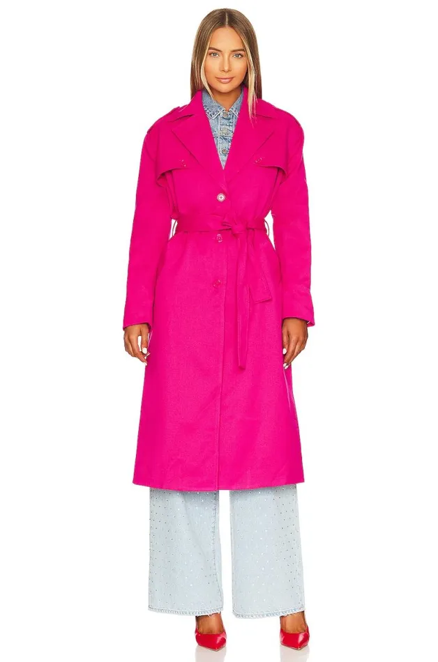 Vivian Coat Bright Pink Women Lovers and Friends Jackets and Coats