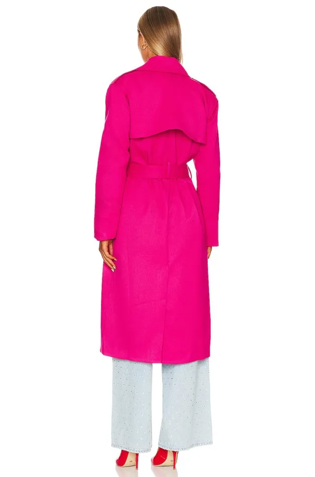 Vivian Coat Bright Pink Women Lovers and Friends Jackets and Coats