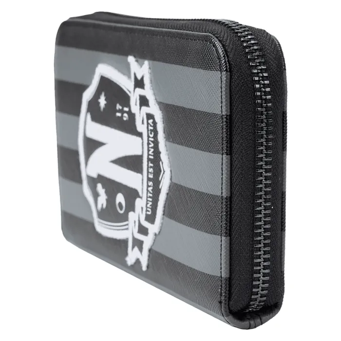 Wednesday Addams Exclusive Nevermore Zip Around Wallet Unisex Loungefly Bags and Wallets Wednesday Addams Exclusive Nevermore Zip Around Wallet Unisex Loungefly Bags and Wallets
