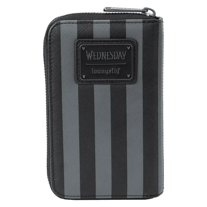 Wednesday Addams Exclusive Nevermore Zip Around Wallet Unisex Loungefly Bags and Wallets Wednesday Addams Exclusive Nevermore Zip Around Wallet Unisex Loungefly Bags and Wallets