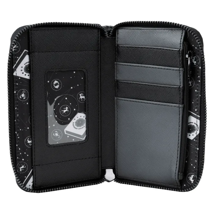 Wednesday Addams Exclusive Nevermore Zip Around Wallet Unisex Loungefly Bags and Wallets Wednesday Addams Exclusive Nevermore Zip Around Wallet Unisex Loungefly Bags and Wallets